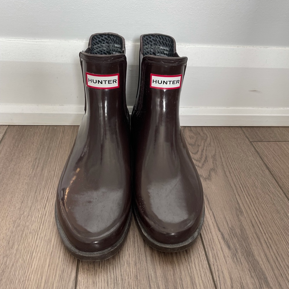 Hunter rain boots. Excellent condition